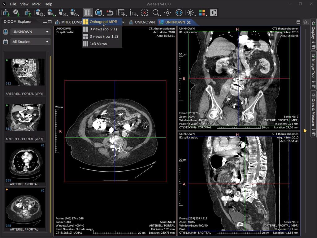 DICOM viewer library